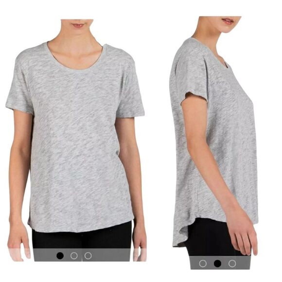 ATM Slub Jersey Boyfriend Crew Neck Tee in Heather Grey Size M/L - Picture 1 of 12